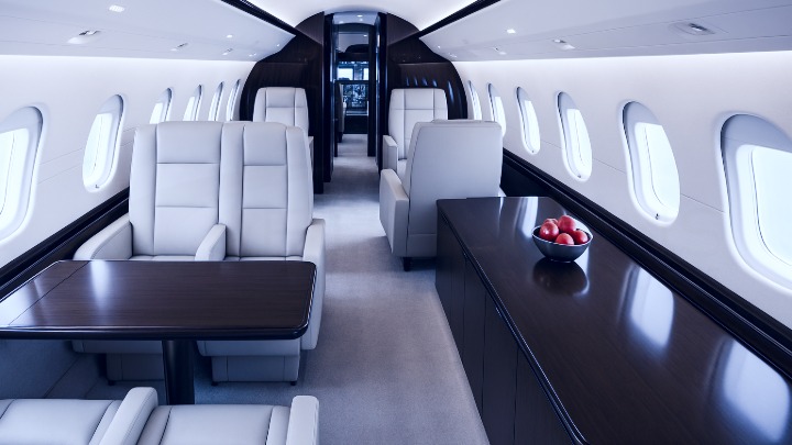 Global 6000 Jet Interior